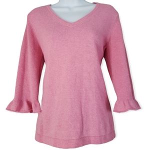 Kinross pink cashmere sweater Womens Large